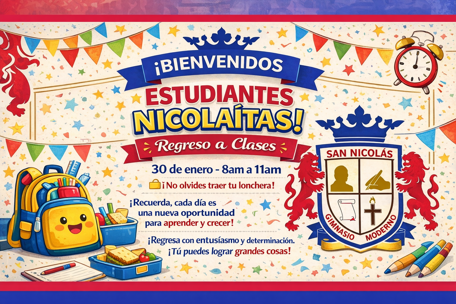 ¡Bienvenidos Estudiantes Nicolaitas!